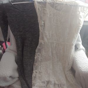 Two dresses. Xs Vans, Hollister